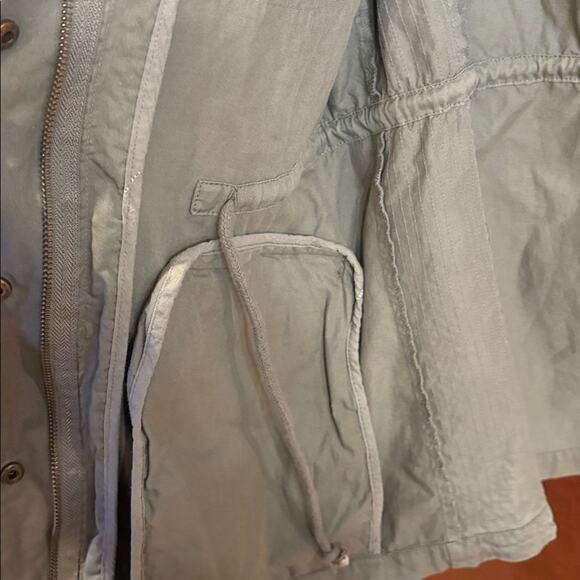 Lily Aldridge for Velvet Olive Green Jacket Cotton Size XL - Picture 7 of 12